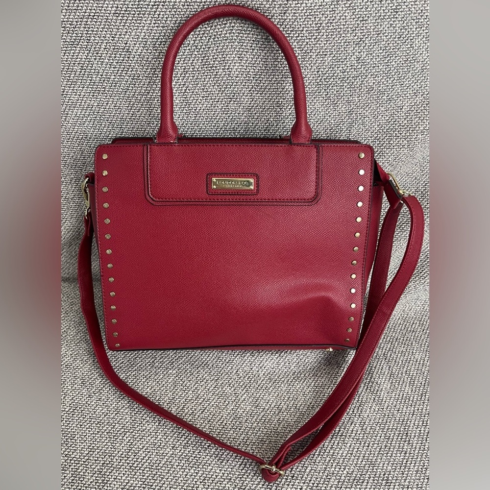 London Fog Red Satchel Bag